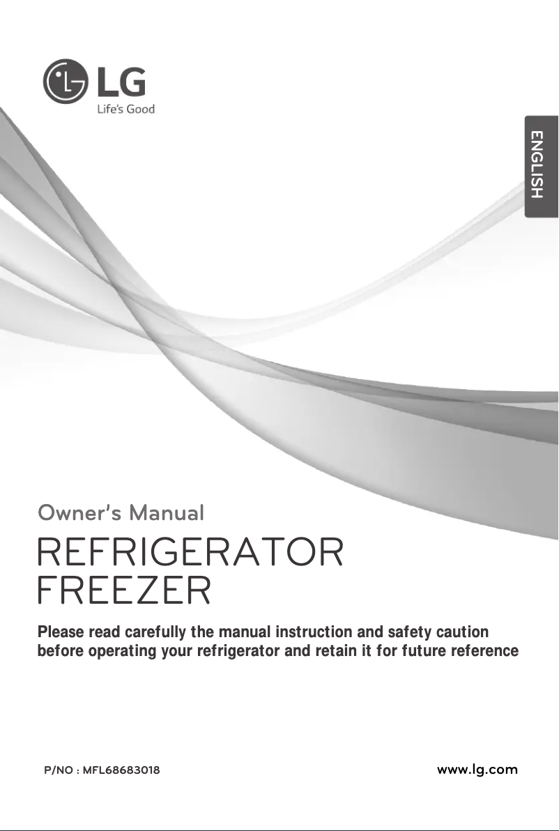 Page 1 de la notice Manuel utilisateur LG GNB-482L