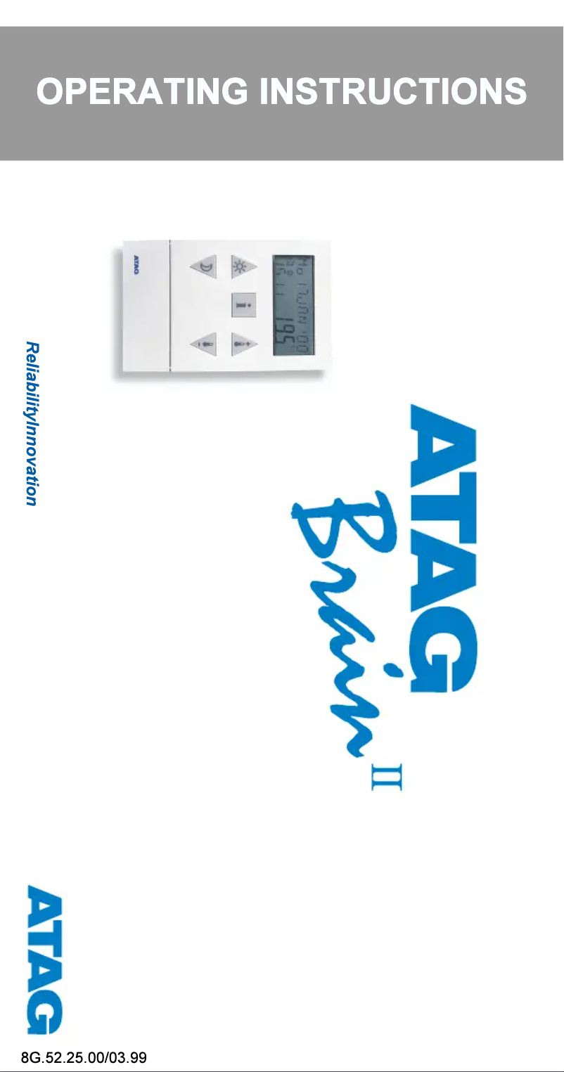 Page 1 de la notice Manuel utilisateur Atag Brain