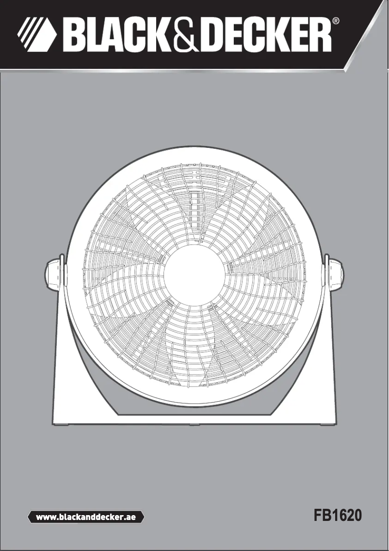Página 1 del manual Manual de usuario Black & Decker FB1620SA