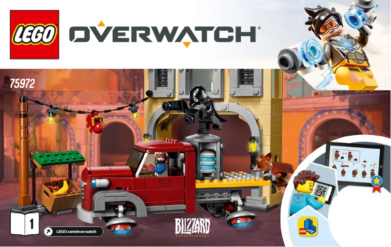 Página 1 del manual Manual de usuario Lego Overwatch 75972