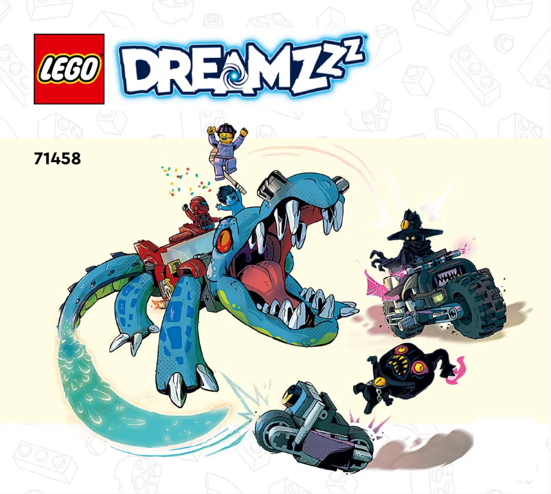 Page 1 de la notice Consignes visuelles Lego Dreamzzz 71458