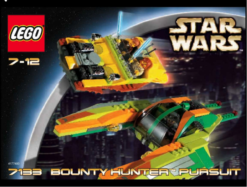 Page 1 de la notice Manuel utilisateur Lego Bounty Hunter (TM) Pursuit