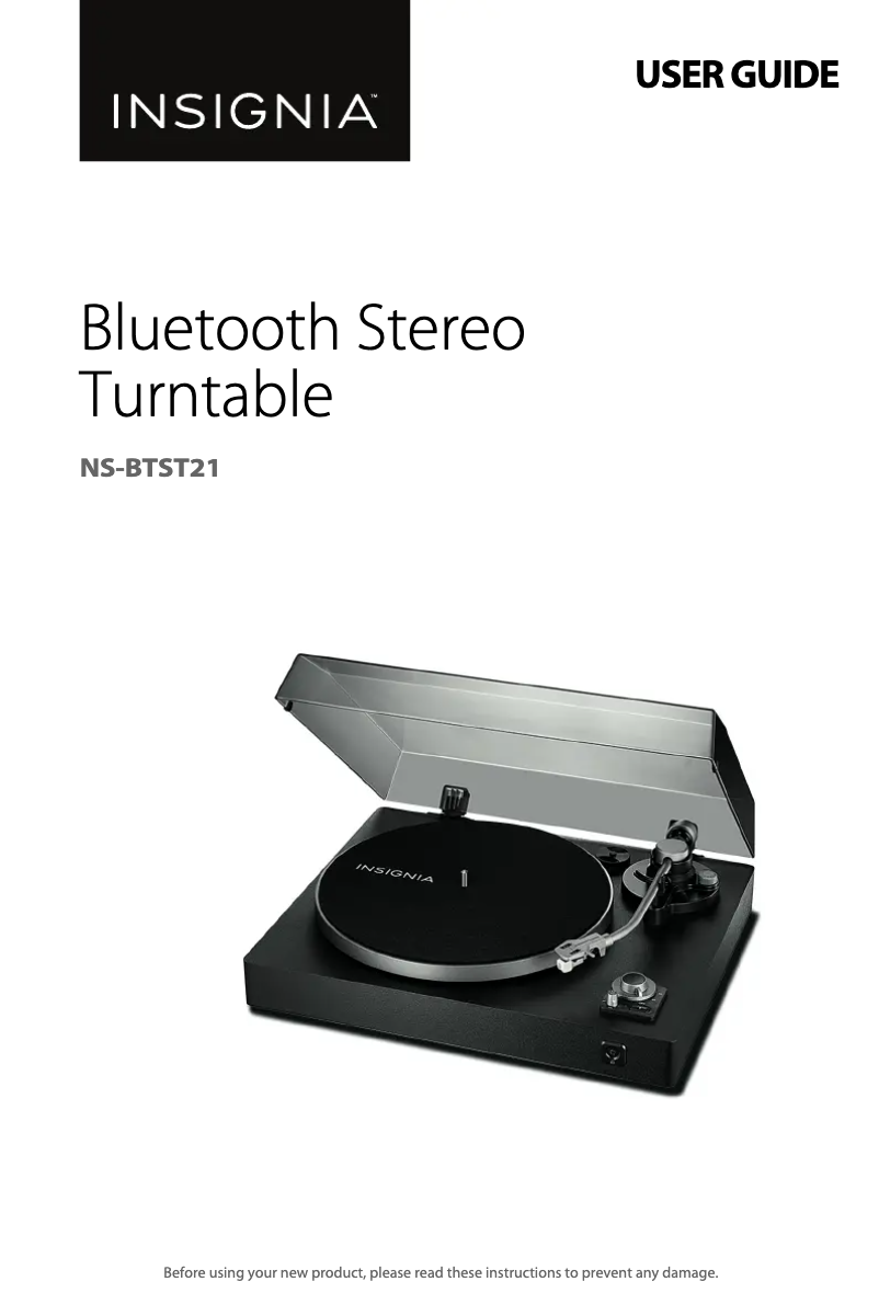 Page 1 de la notice Manuel utilisateur Insignia NS-BTST21
