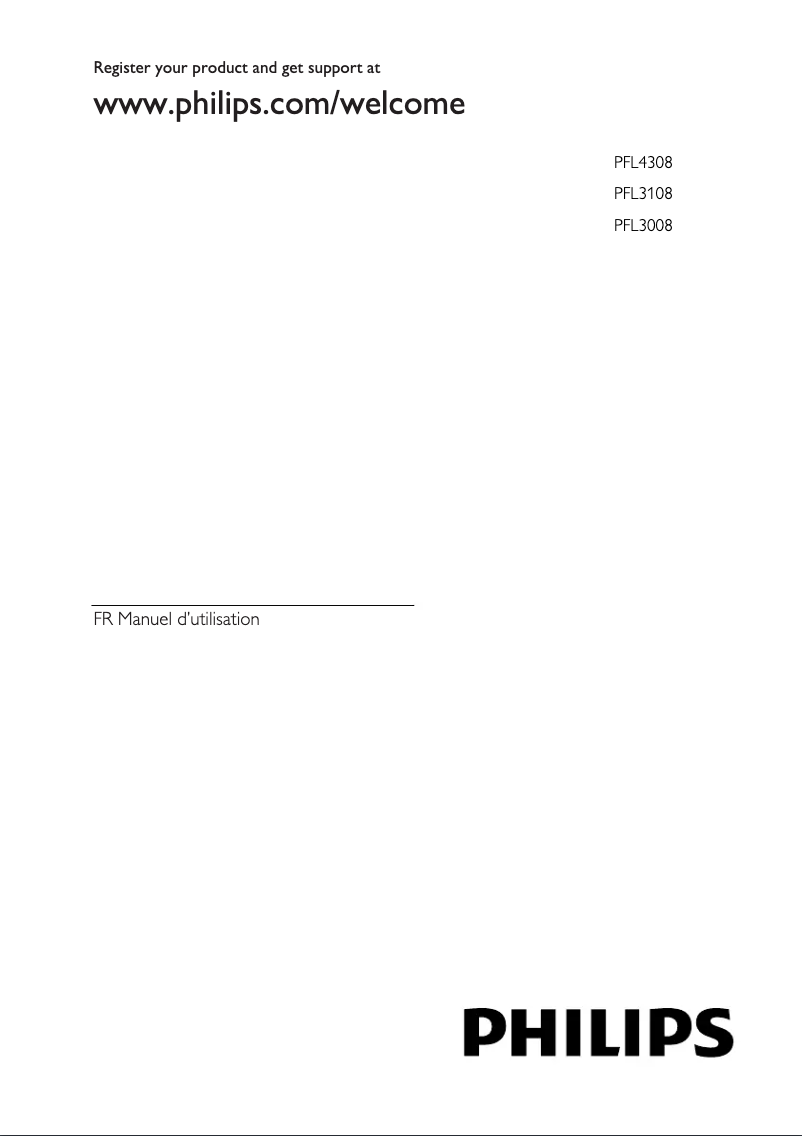 Page n°1 - Manuel utilisateur Philips 32PFL3018T