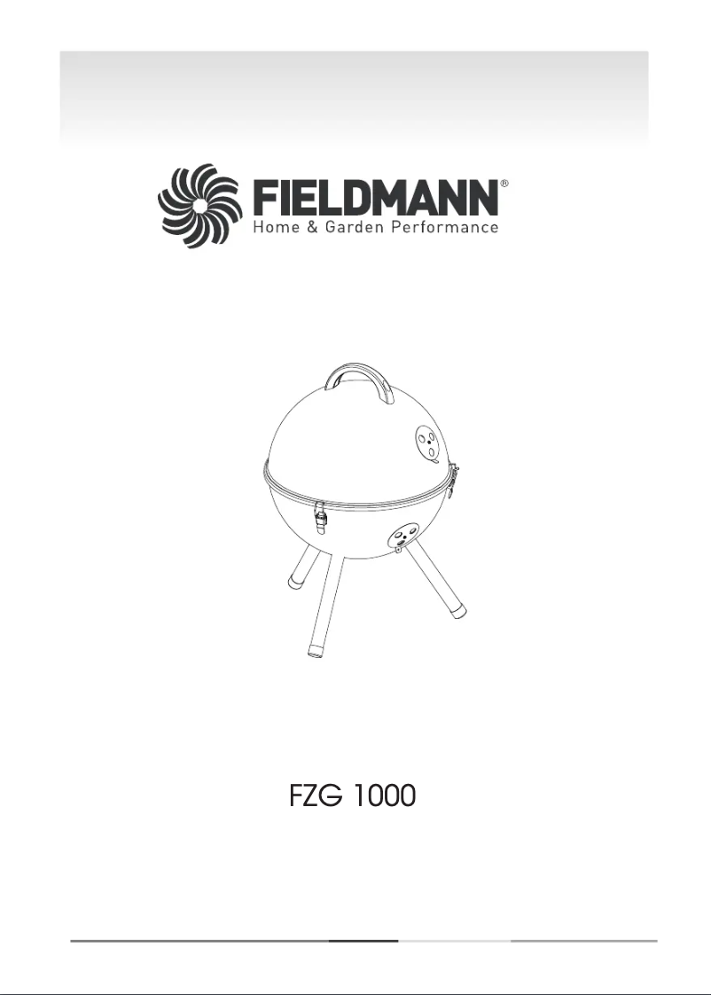 Página 1 del manual Manual de usuario Fieldmann FZG 1000G