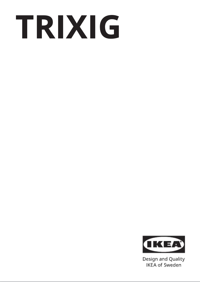 Image de la première page du manuel de l'appareil TRIXIG 605.669.67