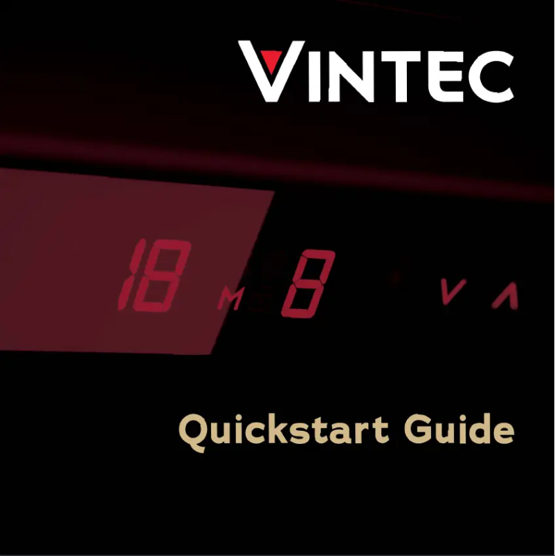 Página 1 del manual Guía de inicio rápido Vintec VWS035SBB