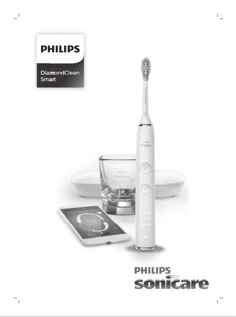 Page 1 of the manual User Manual Philips Sonicare Diamondclean HX9317