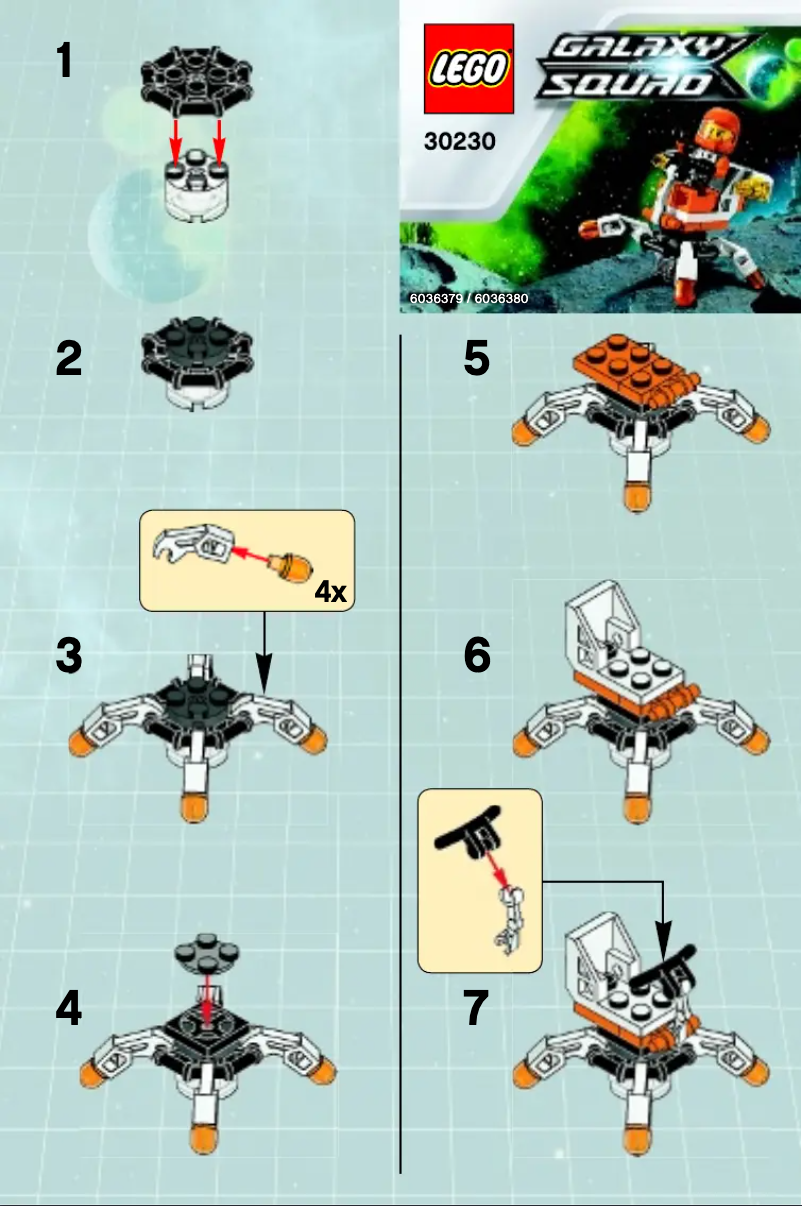 Página 1 del manual Manual de usuario Lego Mini Mech