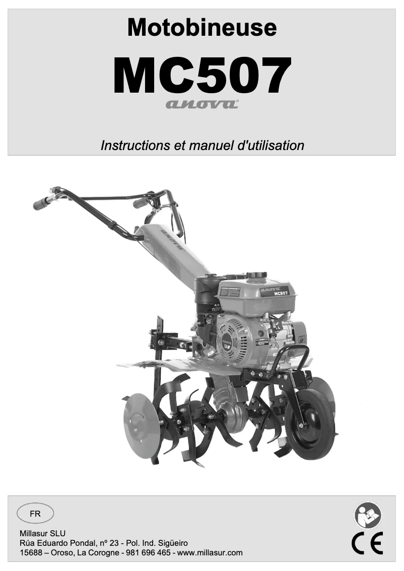 Page 1 de la notice Manuel utilisateur Anova MC507