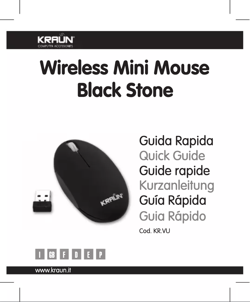 Page 1 de la notice Manuel utilisateur Kraun Black Stone