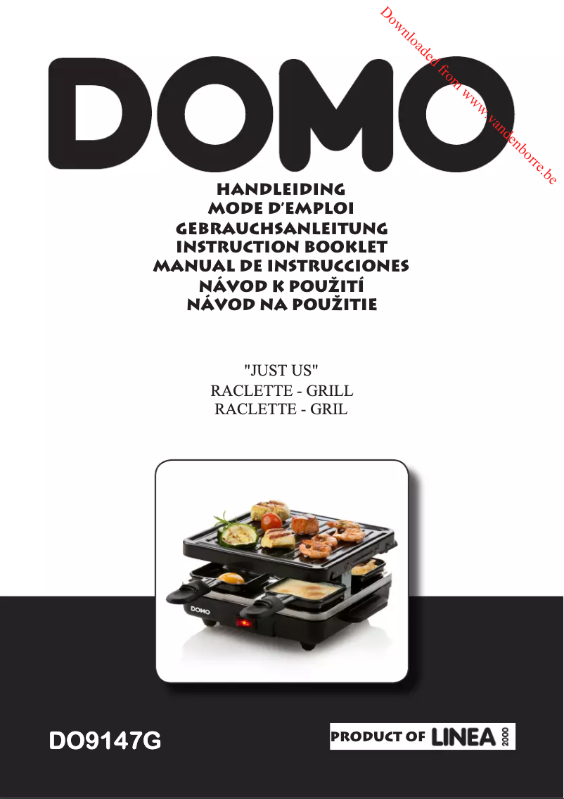 Page 1 de la notice Manuel utilisateur Domo DO9147G