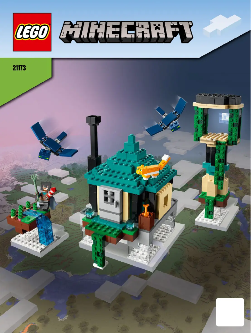 Page 1 de la notice Manuel utilisateur Lego Minecraft 21173