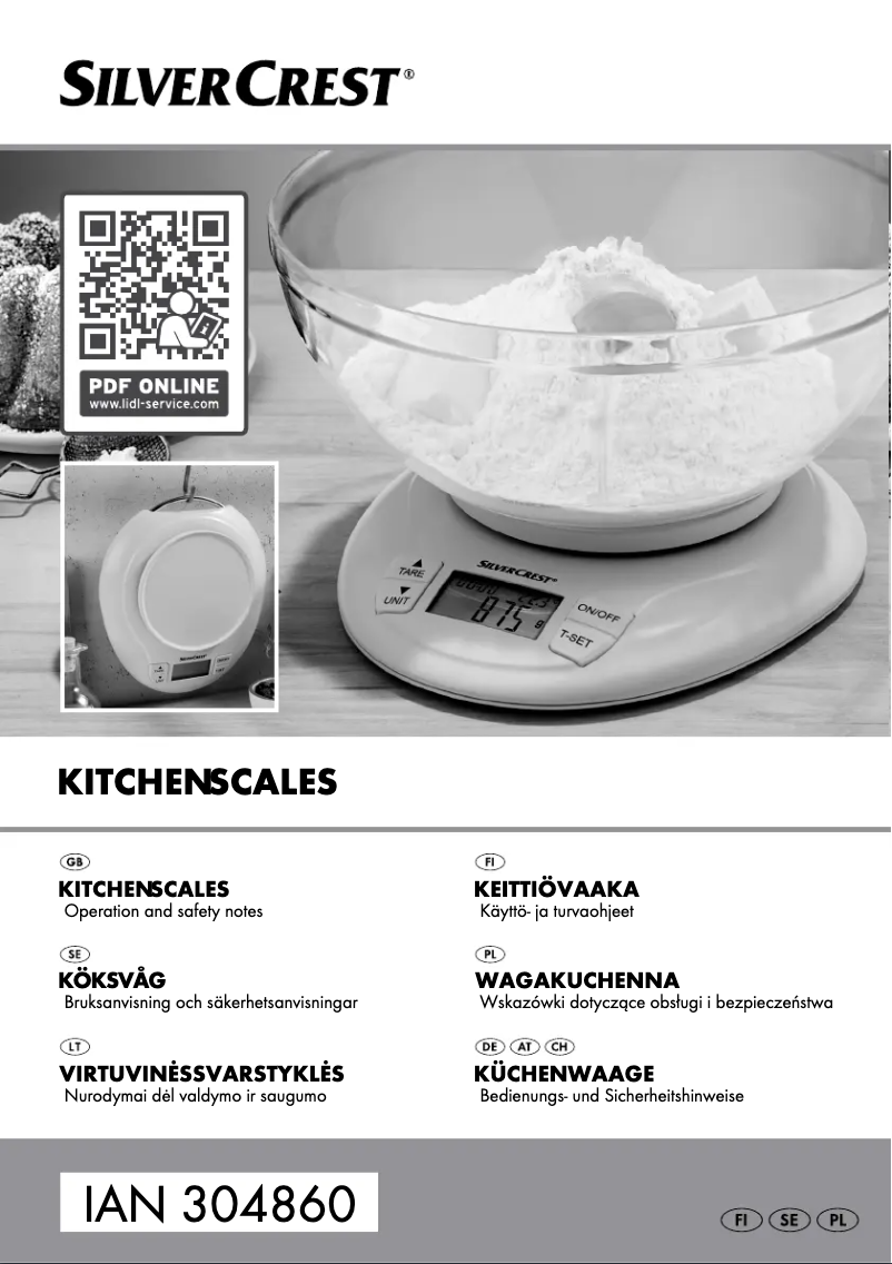 Page 1 de la notice Manuel utilisateur SilverCrest HG04425A