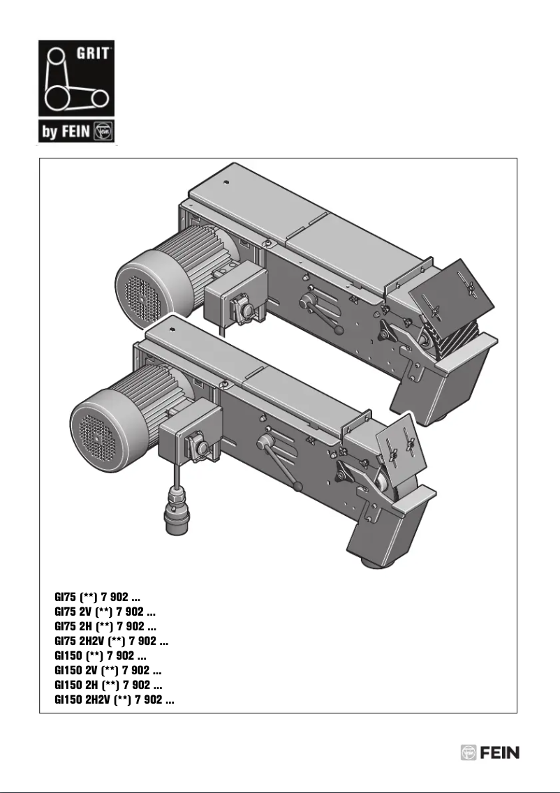 Page 1 de la notice Manuel utilisateur Fein GRIT GI 150 2H