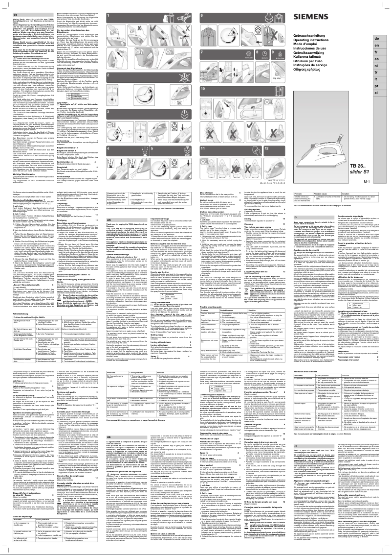 Page 1 de la notice Manuel utilisateur Siemens KD32F491