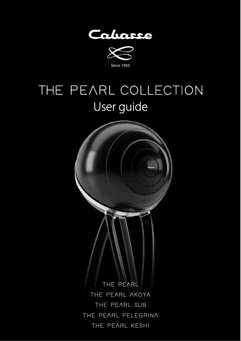 Página 1 del manual Manual de usuario Cabasse The Pearl Pelegrina