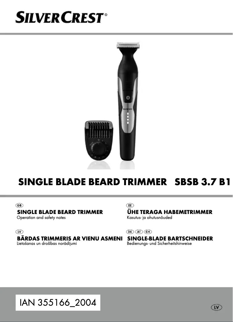 Página 1 del manual Manual de usuario SilverCrest SBSB 3.7 B1
