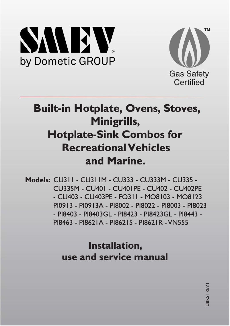 Página 1 del manual Manual de usuario Smev MO8103