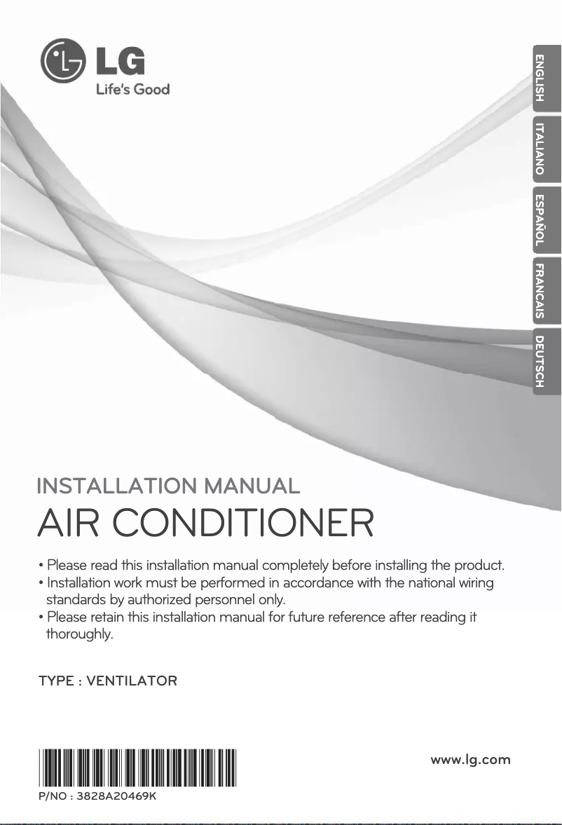 Page 1 of the manual User Manual LG LZ-H080GBA2