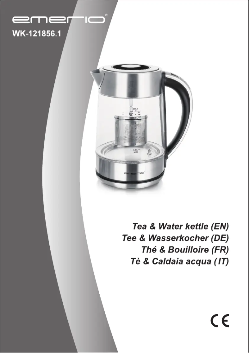 Page 1 de la notice Manuel utilisateur Emerio WK-121856