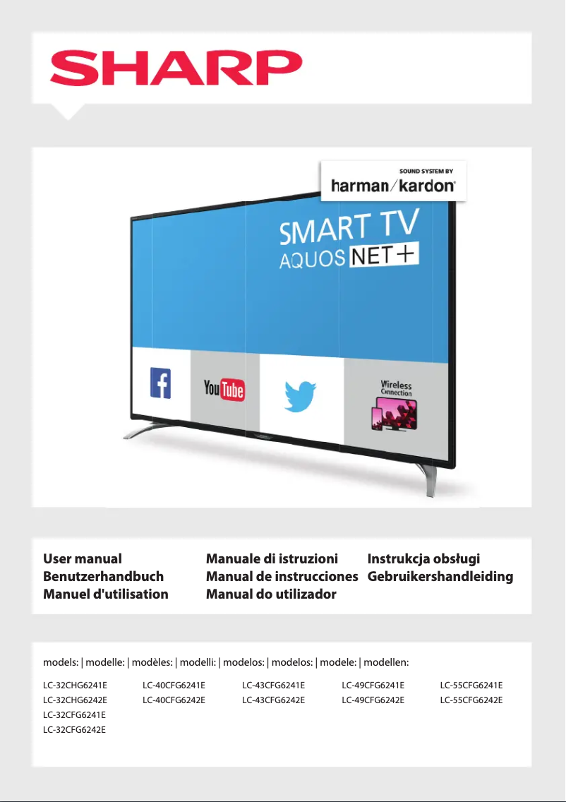 Página 1 del manual Manual de usuario Sharp LC-32CHG6242E