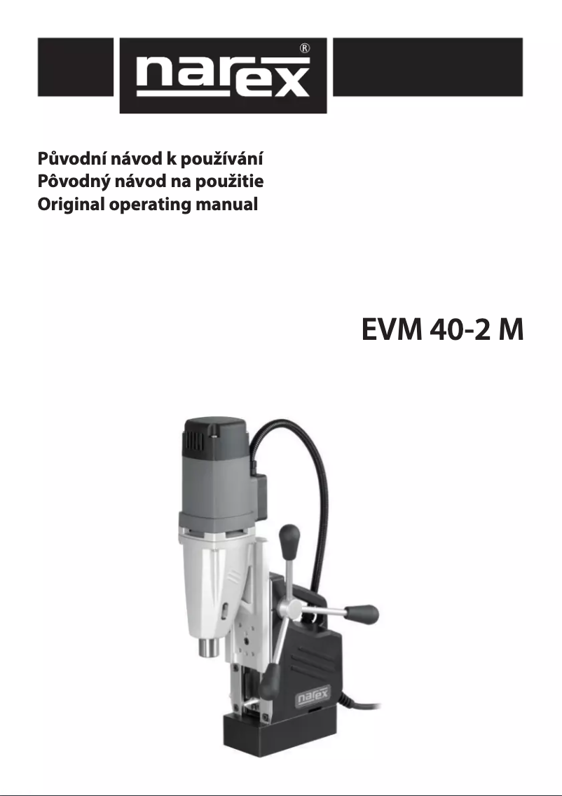 Página 1 del manual Manual de usuario Narex EVM 40-2 M