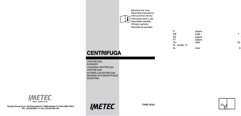 Page 1 de la notice Manuel utilisateur Imetec Wellness JE