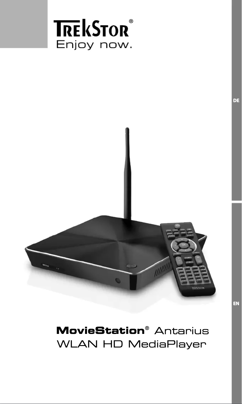 Page 1 de la notice Manuel utilisateur TrekStor MovieStation Antarius