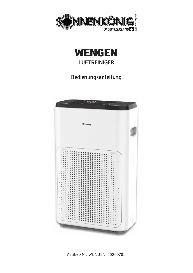 Page 1 de la notice Manuel utilisateur Sonnenkönig Wengen