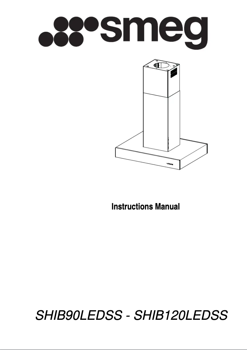 Página 1 del manual Manual de usuario Smeg SHIB90LEDSS