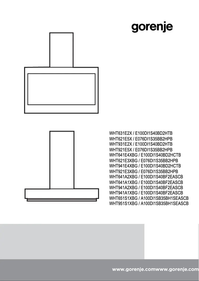 Image de la première page du manuel de l'appareil WHT651S1XBG