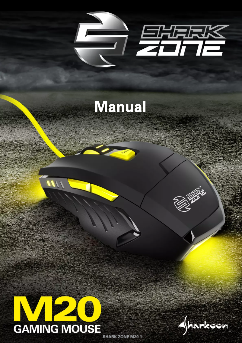 Page 1 de la notice Manuel utilisateur Sharkoon Shark Zone M20