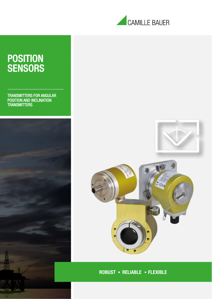 Page 1 de la notice Brochure Camille Bauer KINAX 2W2