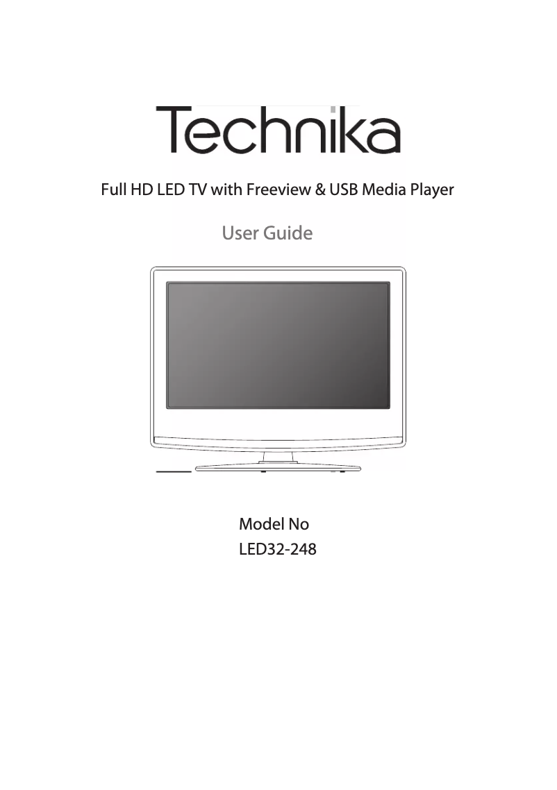 Página 1 del manual Manual de usuario Technika LED32-248