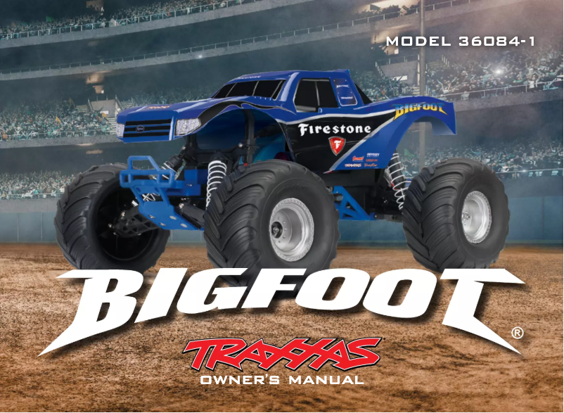 Page 1 de la notice Manuel utilisateur Traxxas Bigfoot