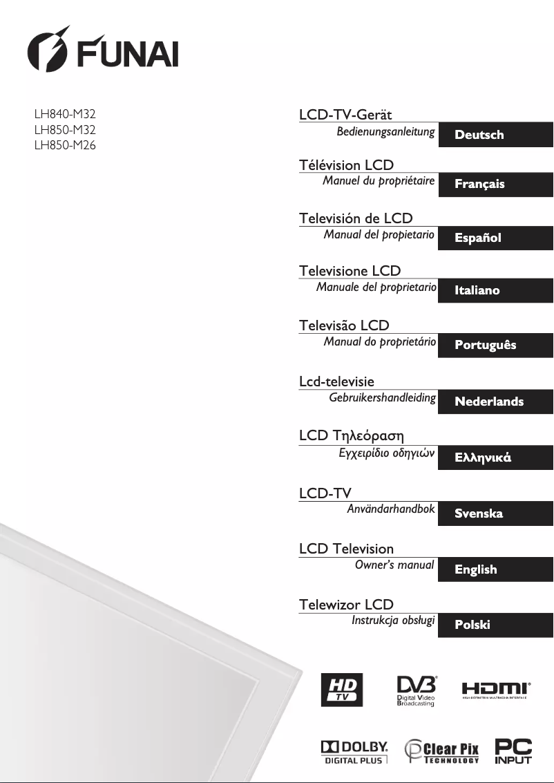 Página 1 del manual Manual de usuario Funai LH850-M32