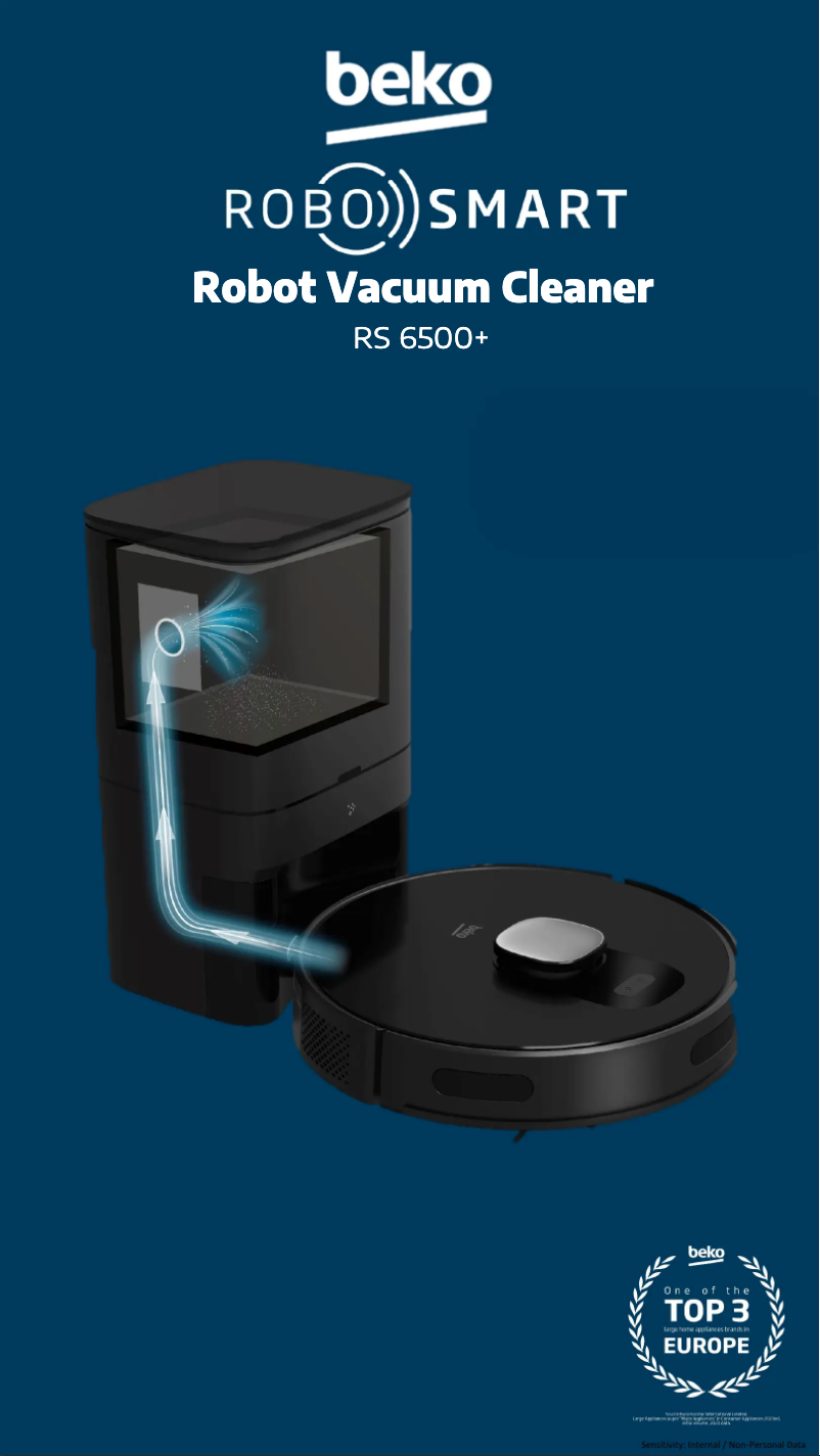 Page 1 de la notice Fiche technique Beko VRR 94314 VB