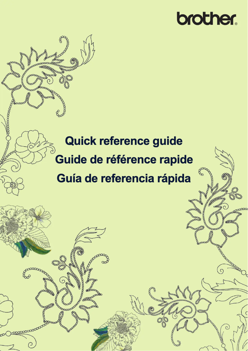 Page 1 de la notice Manuel utilisateur Brother DreamMaker XE VE2200