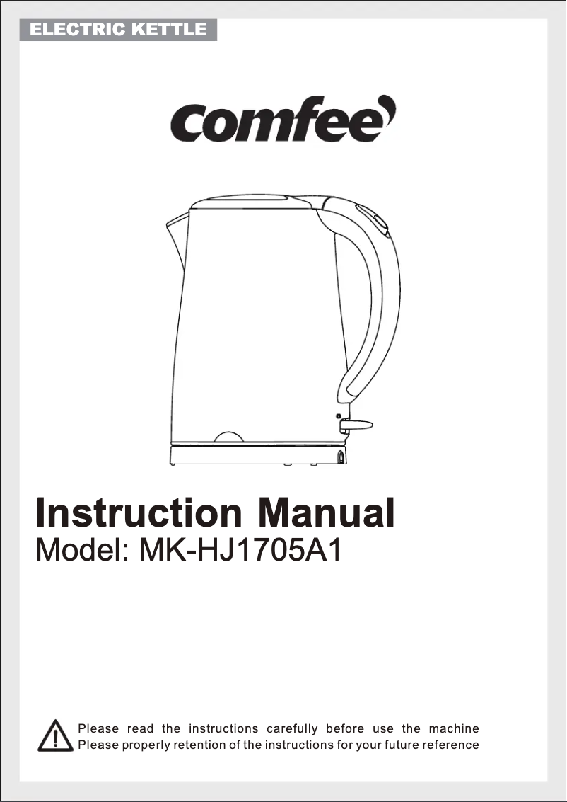 Página 1 del manual Manual de usuario Comfee MK-HJ1705A1G