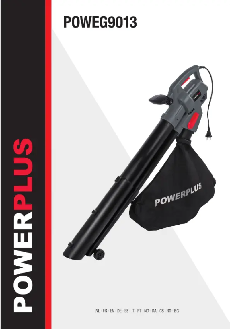 Page 1 de la notice Manuel utilisateur PowerPlus POWEG9013