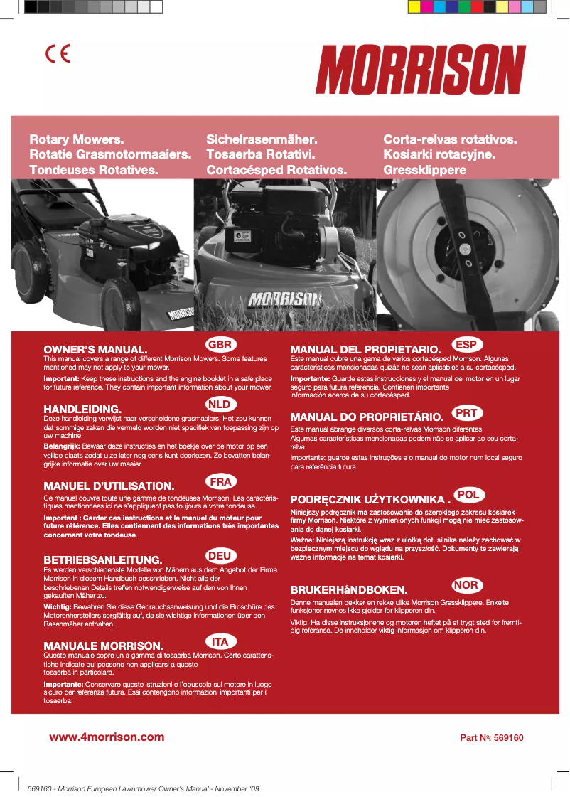 Página 1 del manual Manual de usuario Morrison Typhoon 530