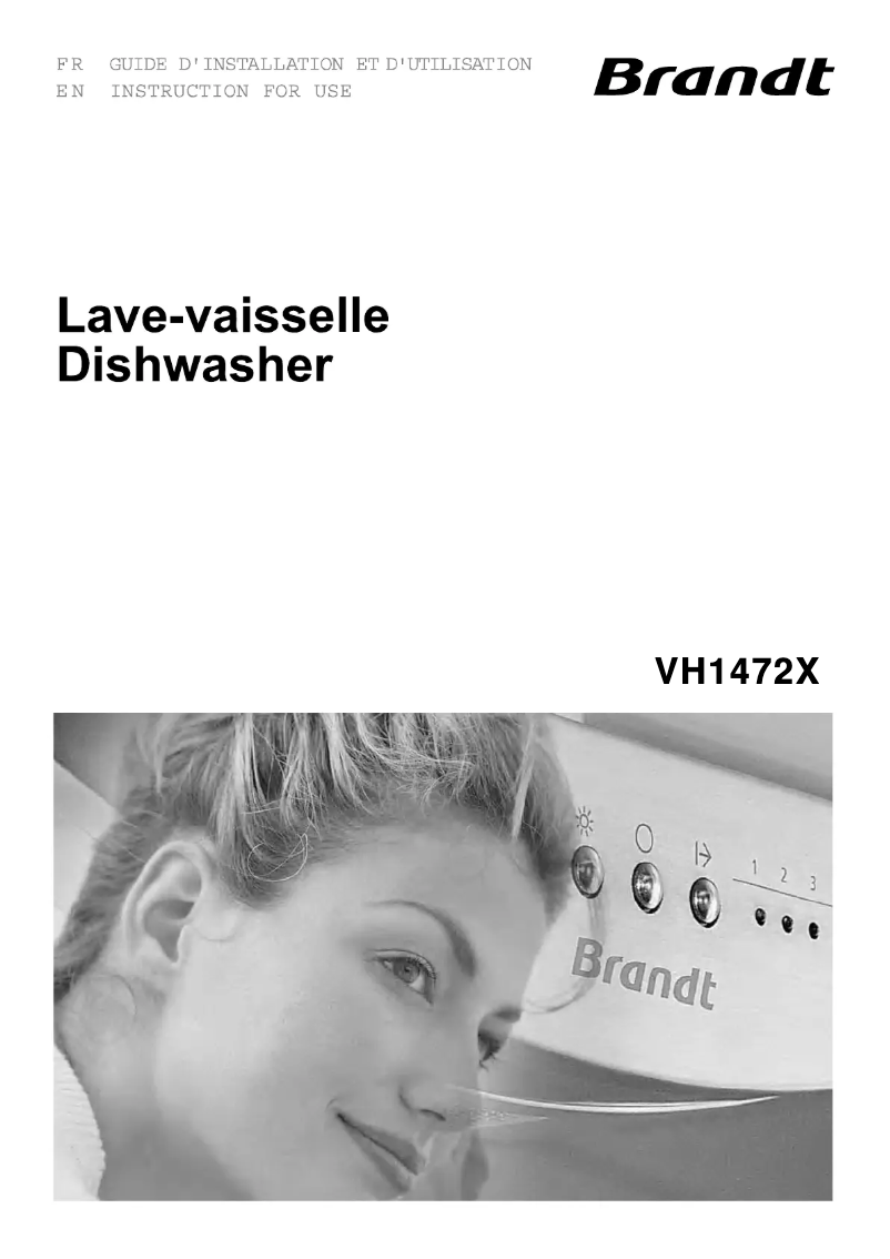 Page 1 de la notice Manuel utilisateur Brandt VH1472X