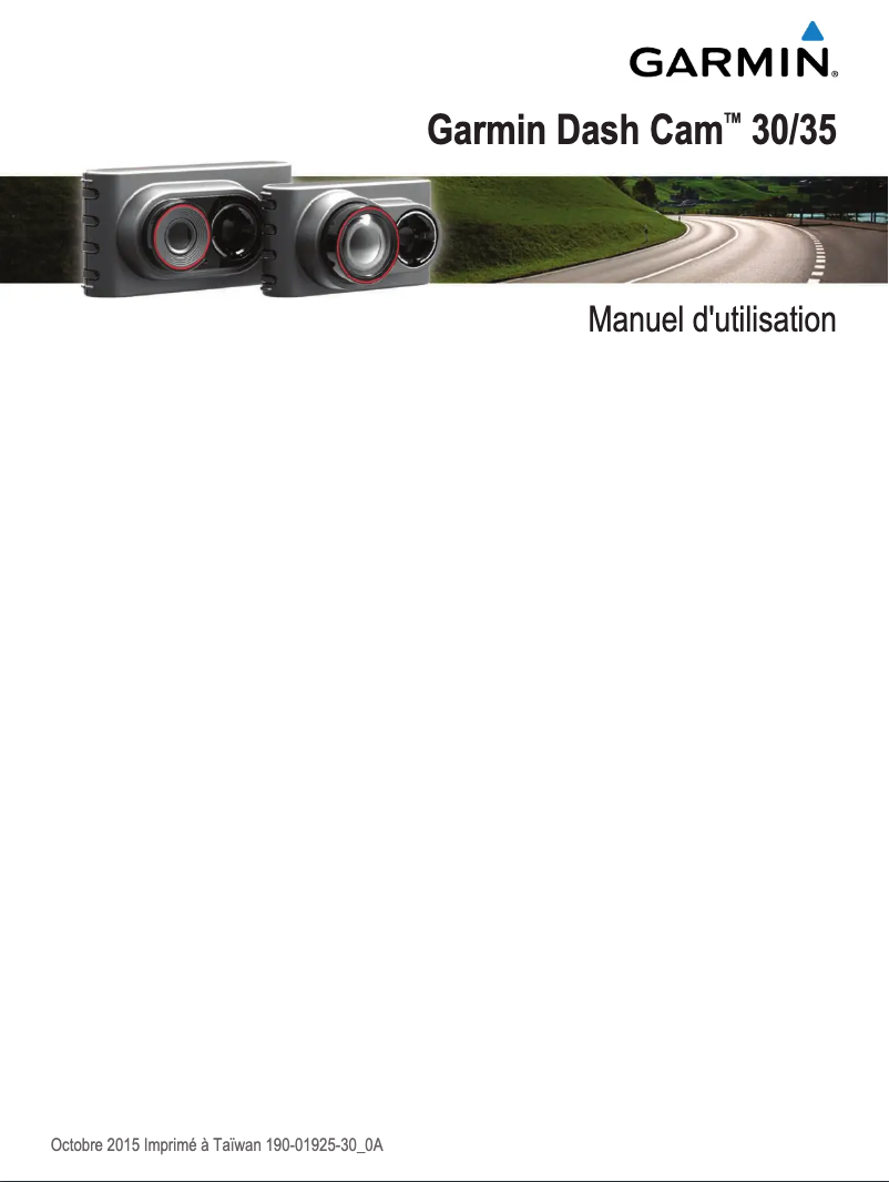 Página 1 del manual Manual de instrucciones Garmin Dash Cam 30