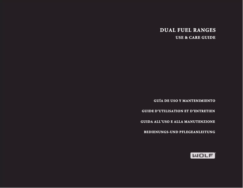 Page 1 de la notice Manuel utilisateur Wolf ICBDF366