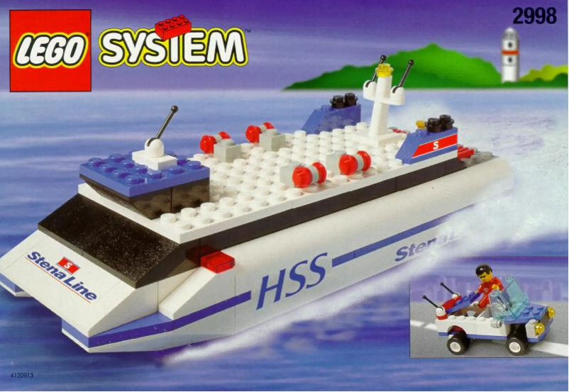 Página 1 del manual Manual de usuario Lego STENA LINE CATAMARAN