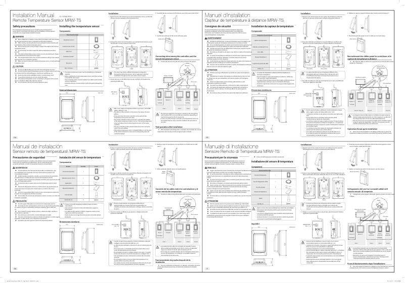 Página 1 del manual Manual de usuario Samsung MRW-TS
