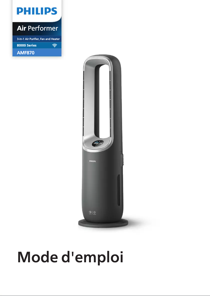 Page 1 de la notice Manuel utilisateur Philips AMF870