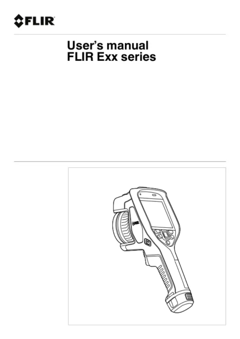 Page 1 de la notice Manuel utilisateur FLIR E54