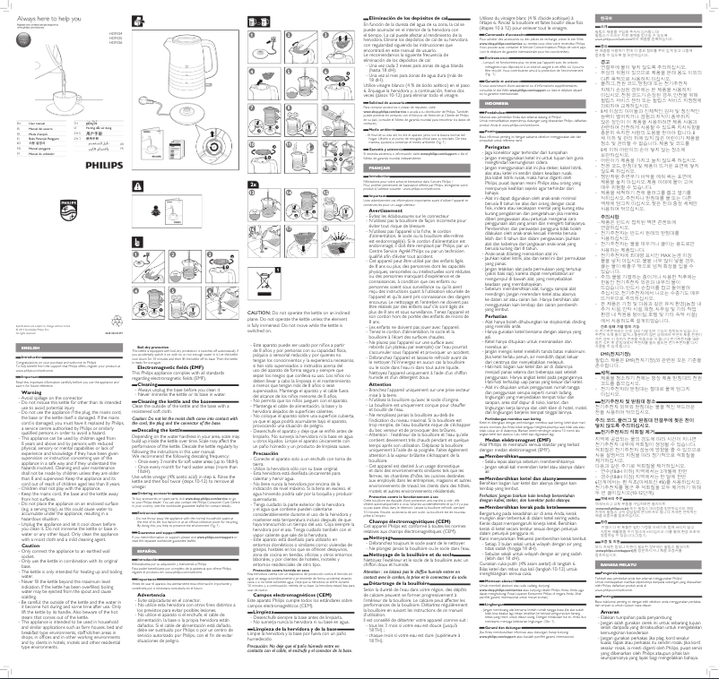 Página 1 del manual Manual de usuario Philips Daily Collection HD9334
